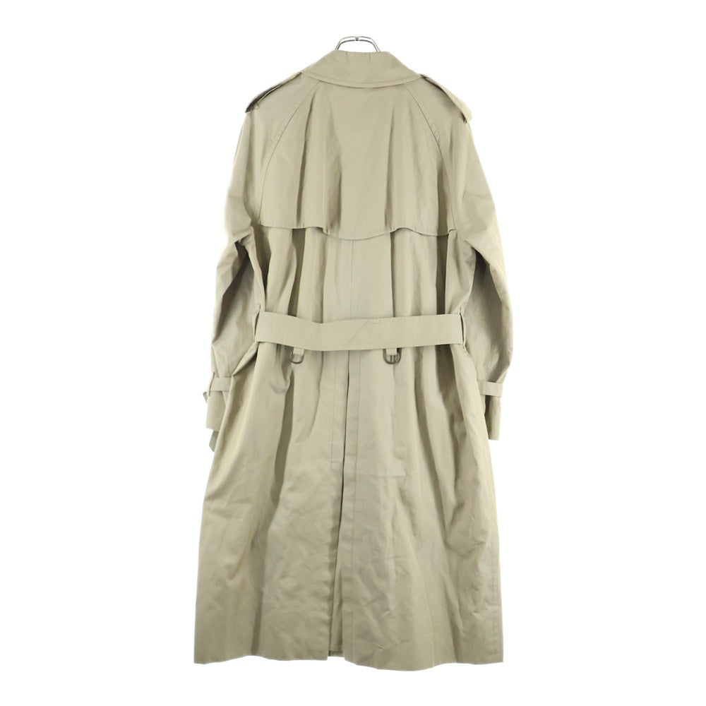 BURBERRY(バーバリー) ノバチェック ロゴボタン トレンチコート ダブル ベルト トレンチコート BBA83-972-41