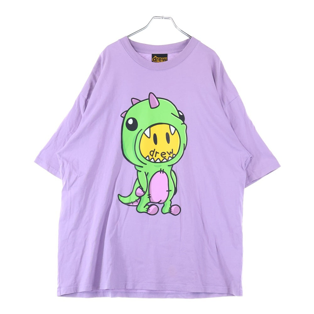 drew house(ドリューハウス) 20SS Dinodrew SS Tee ダイノドリュー フロントプリント半袖Tシャツ 半袖カットソー 65129 パープル
