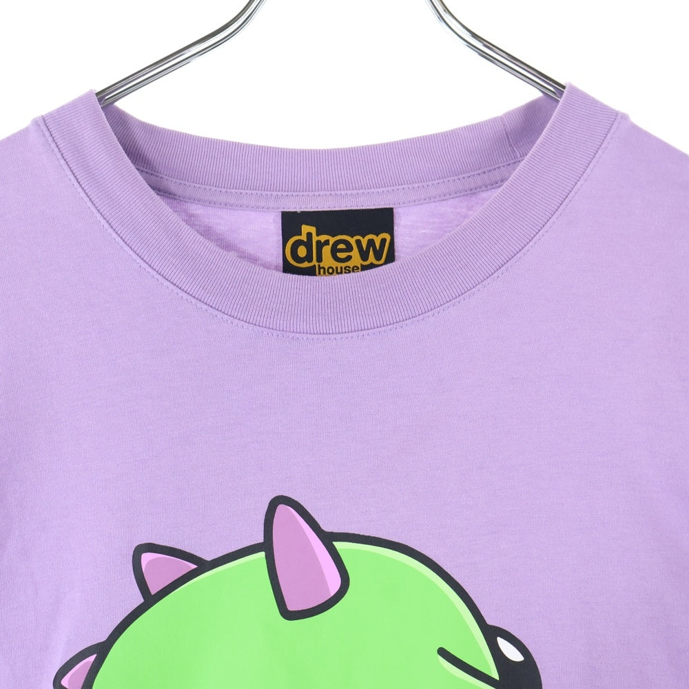 drew house(ドリューハウス) 20SS Dinodrew SS Tee ダイノドリュー フロントプリント半袖Tシャツ 半袖カットソー 65129 パープル