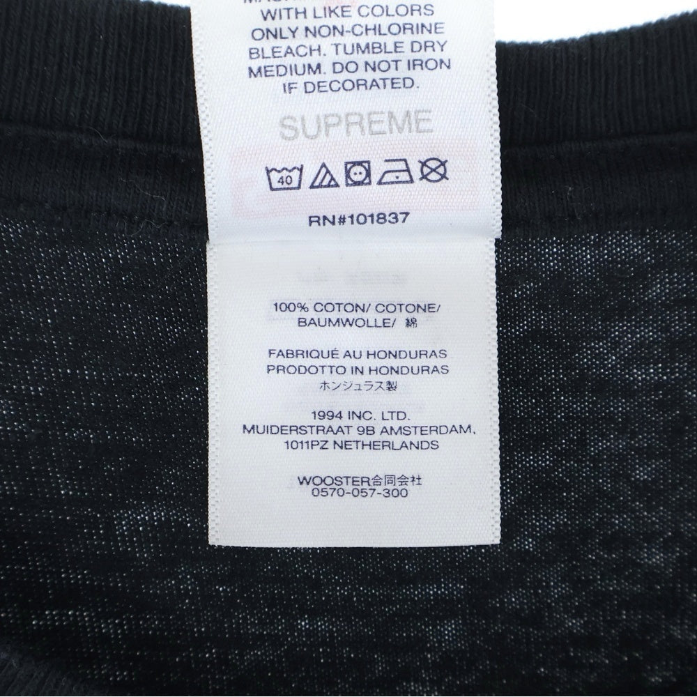 SUPREME(シュプリーム) 24AW Satan Tee サタントプリント 半袖Tシャツ カットソー ブラック