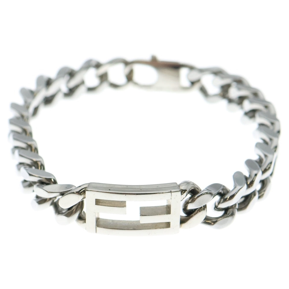 FENDI(フェンディ) バゲット FFロゴチェーンブレスレット OB3024 シルバー