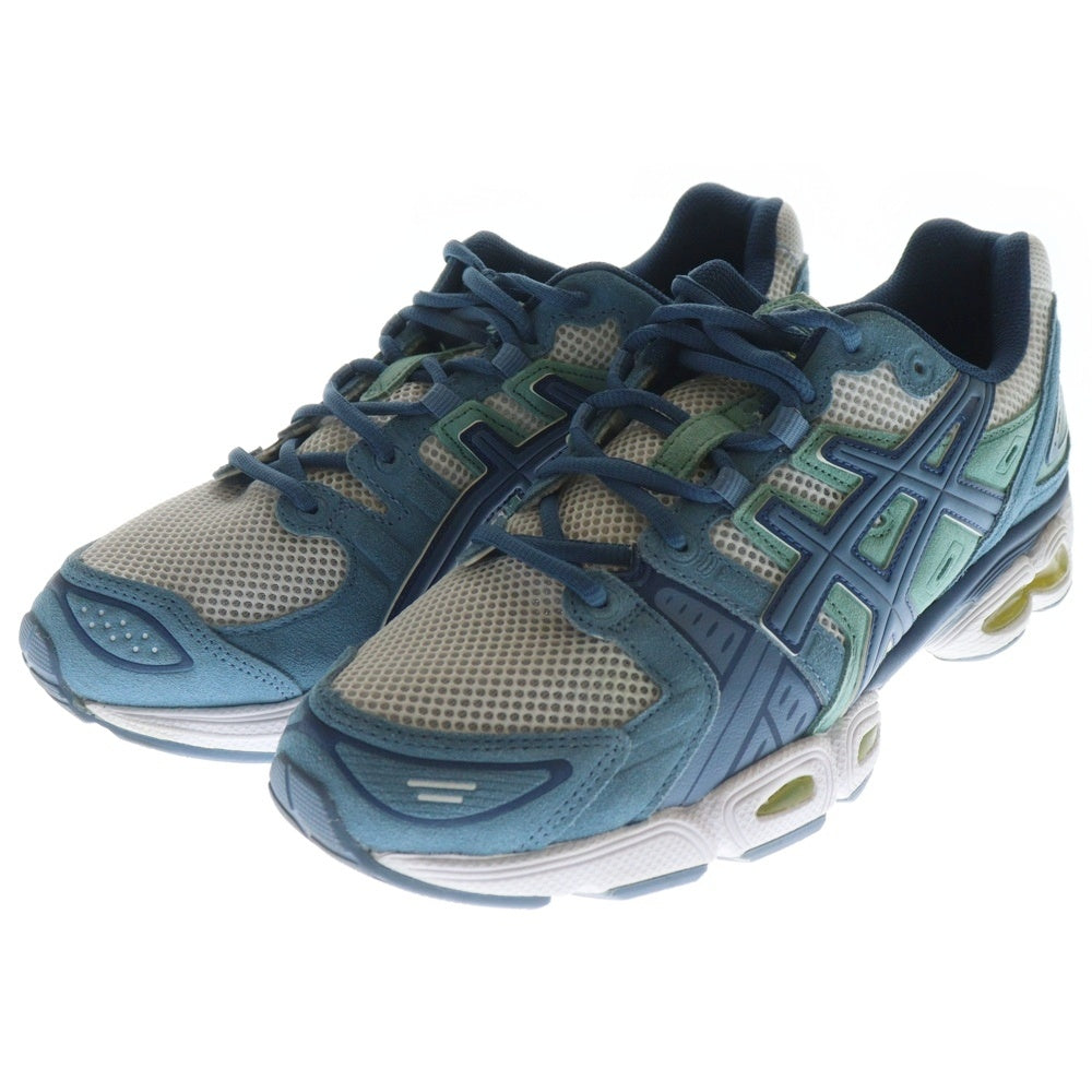 ASICS(アシックス) GEL-NIMBUS 9 1201A584-101 ゲルニンバス9 メッシュ ローカットスニーカー US10/28.0cm ブルー/ホワイト