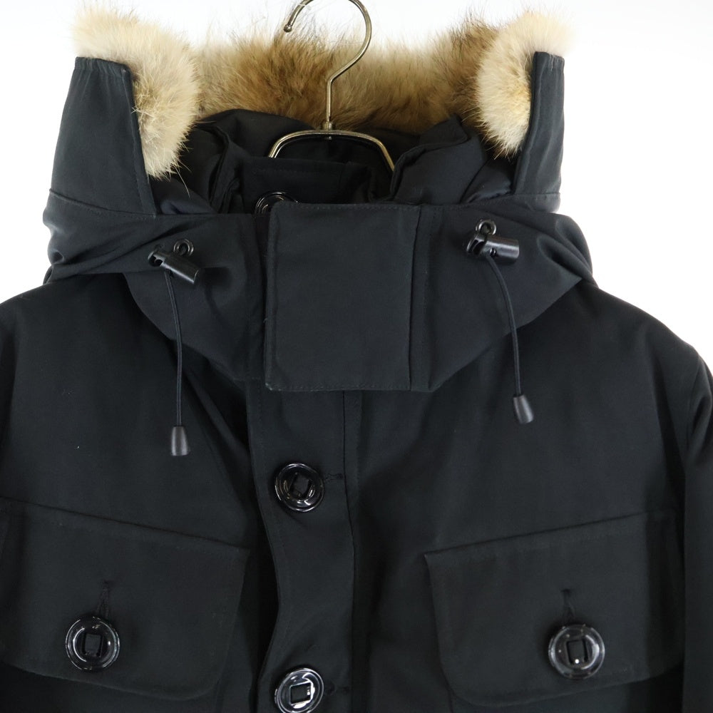 CANADA GOOSE(カナダグース) ラッセルパーカ フードファー ダウンジャケット ブラック 2301JM