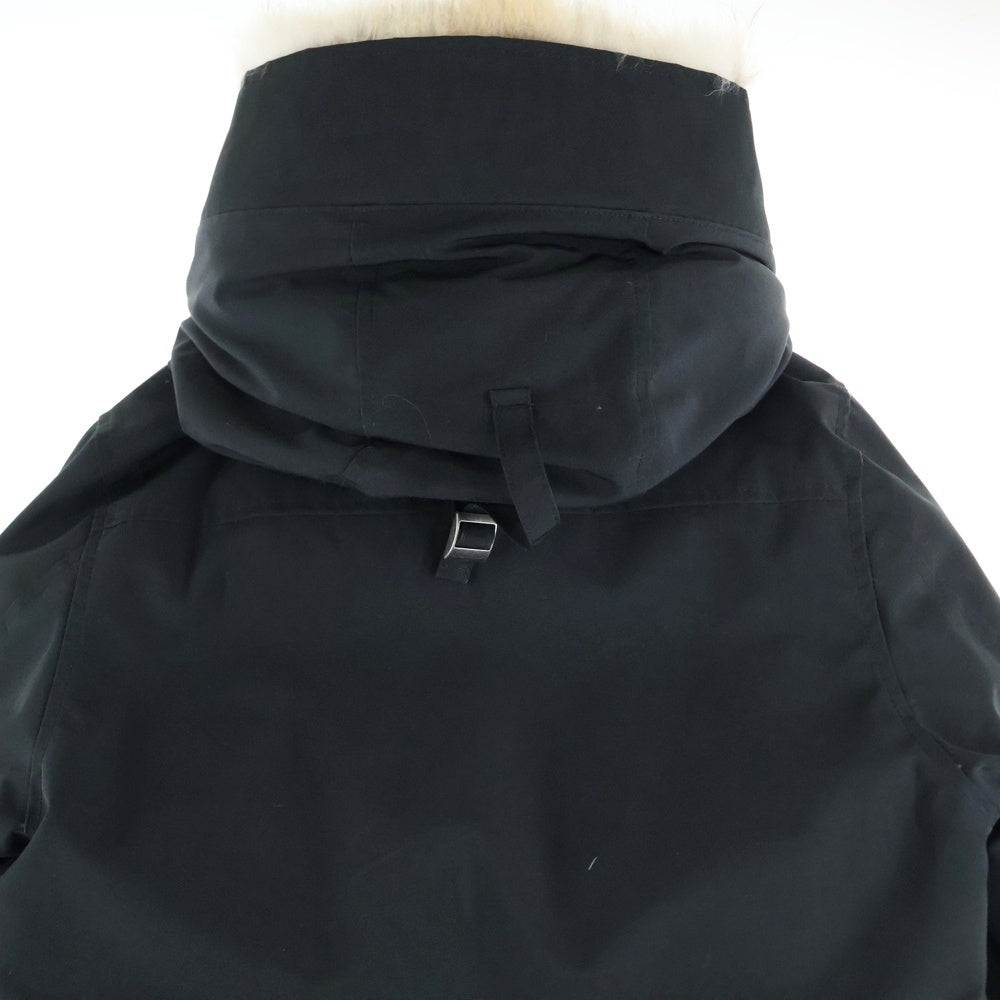 CANADA GOOSE(カナダグース) ラッセルパーカ フードファー ダウンジャケット ブラック 2301JM