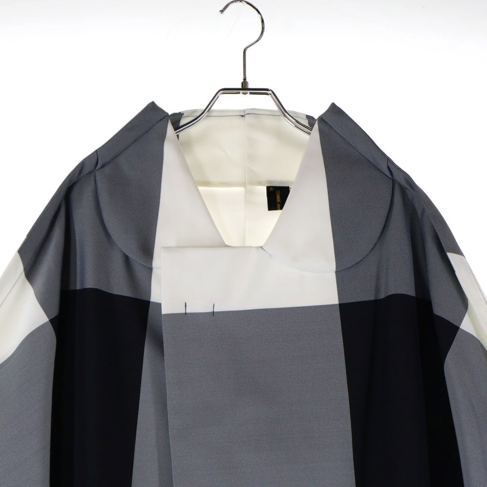 COMME des GARCONS(コムデギャルソン) 22SS ブロックチェック二次元コート ブラック/ホワイト GI-C001