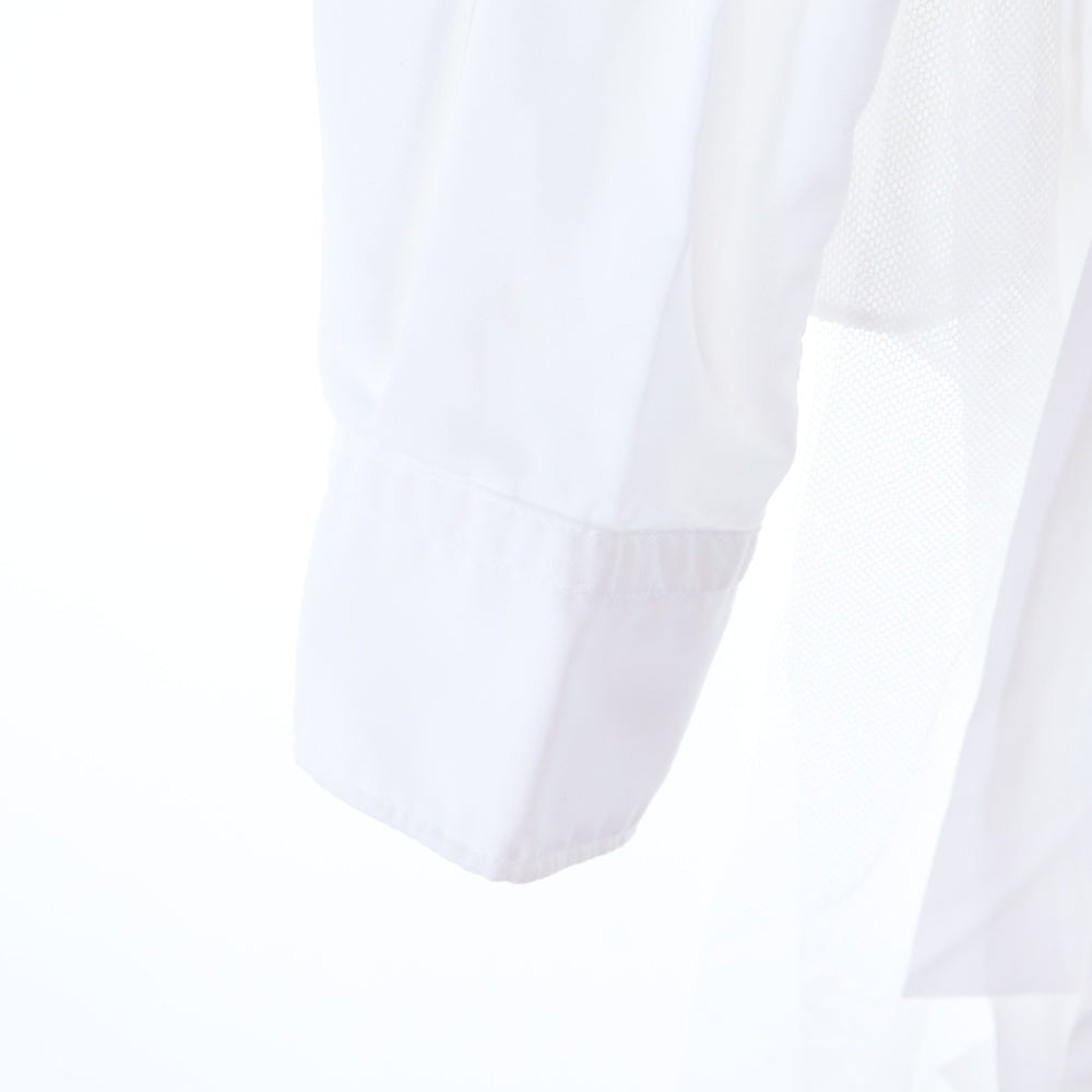 COMME des GARCONS COMME des GARCONS(コムデギャルソンコムデギャルソン) 22SS 断ち切り ブラウス 長袖シャツ ホワイト レディース RI-B002