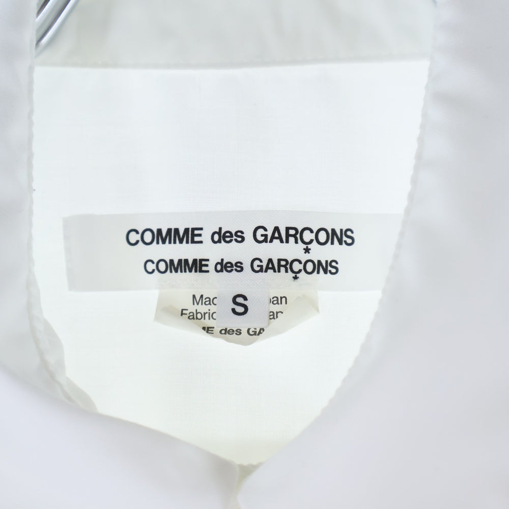 COMME des GARCONS COMME des GARCONS(コムデギャルソンコムデギャルソン) 22SS 断ち切り ブラウス 長袖シャツ ホワイト レディース RI-B002