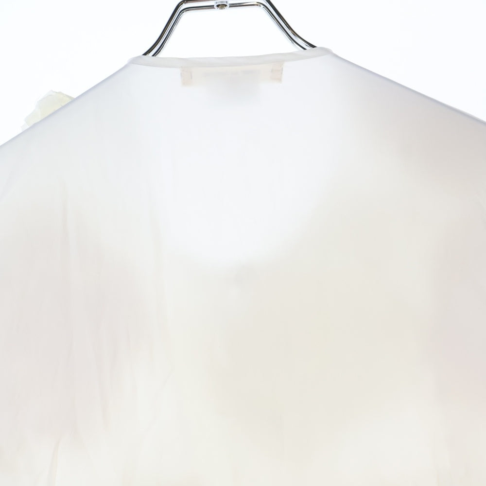 COMME des GARCONS(コムデギャルソン) 23SS フラワーデザイン 半袖ワンピース ホワイト レディース GK-T028