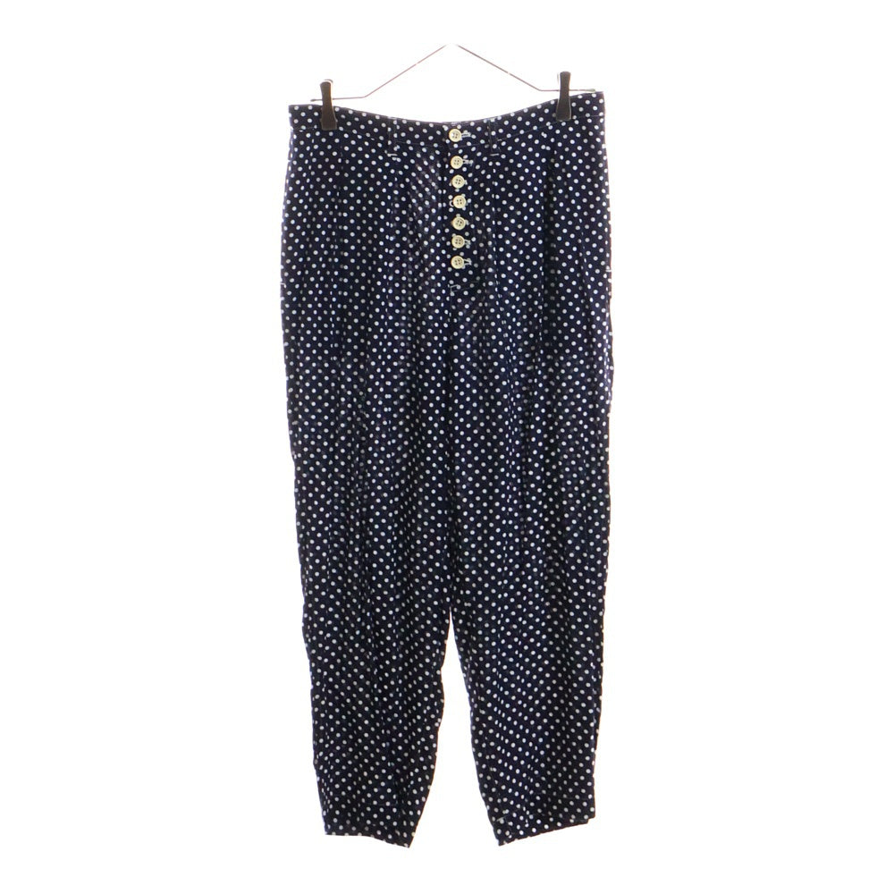 tricot COMME des GARCONS(トリコ コム デ ギャルソン) 11SS レーヨン ドット ピエロパンツ ネイビー レディース TG-P023