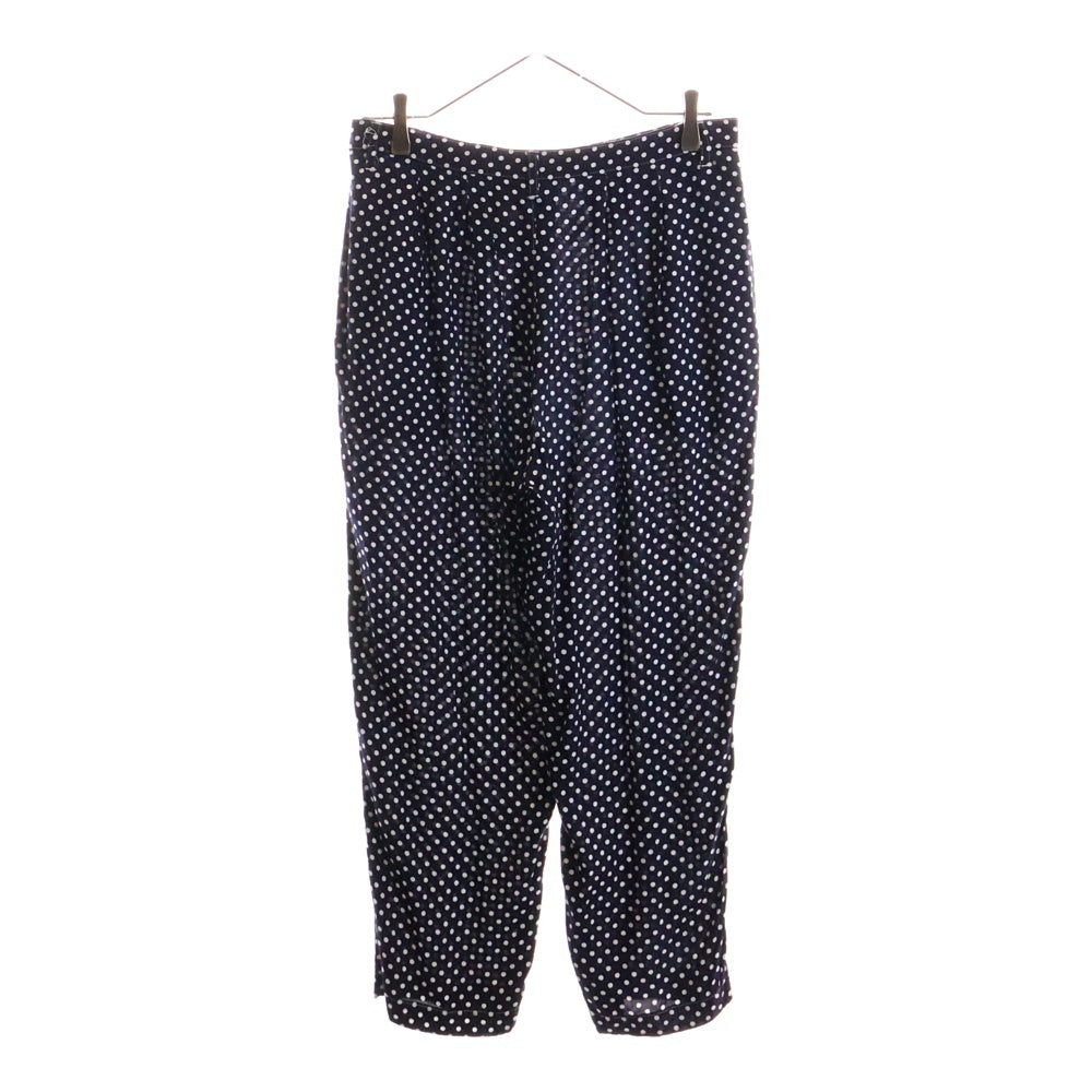 tricot COMME des GARCONS(トリコ コム デ ギャルソン) 11SS レーヨン ドット ピエロパンツ ネイビー レディース TG-P023