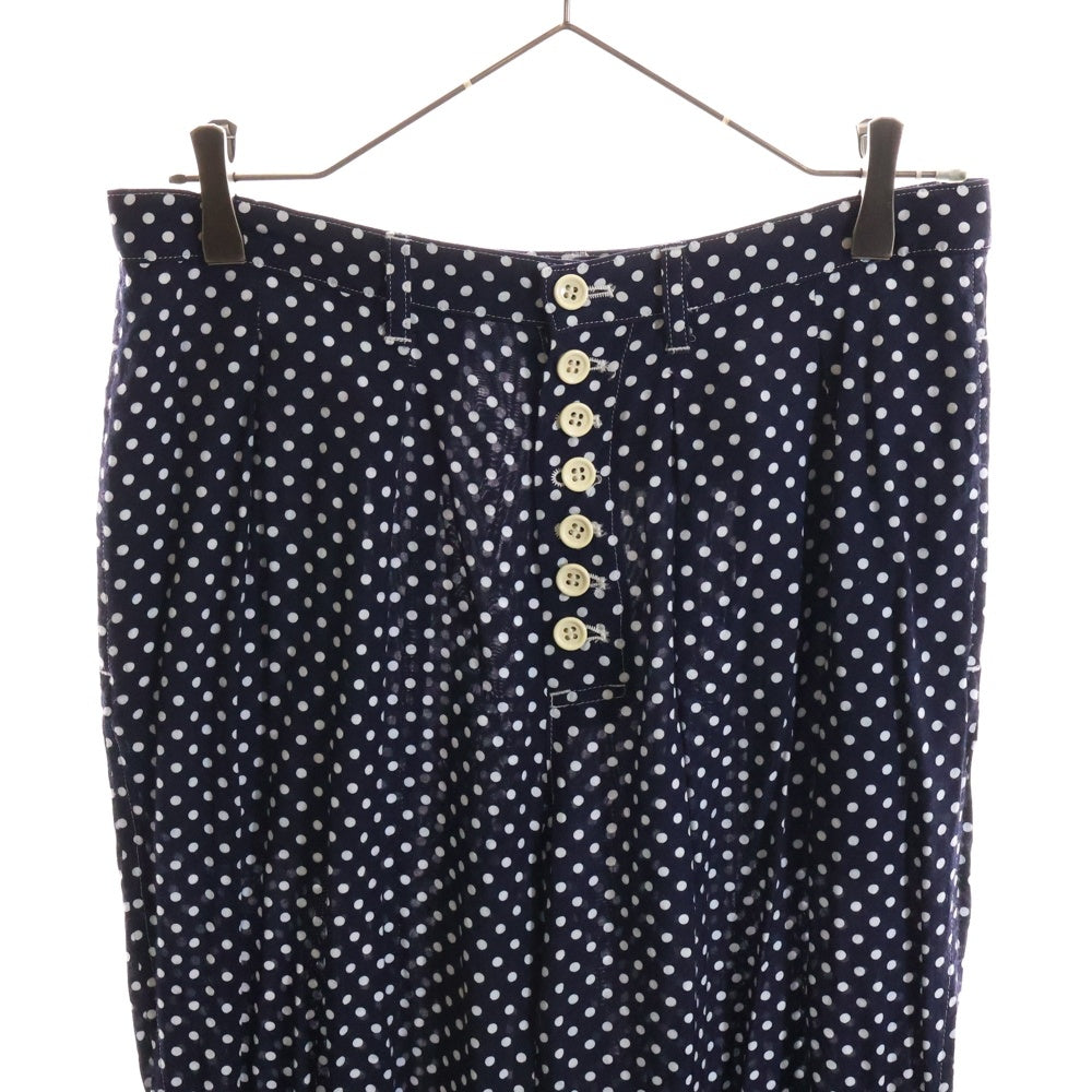 tricot COMME des GARCONS(トリコ コム デ ギャルソン) 11SS レーヨン ドット ピエロパンツ ネイビー レディース TG-P023