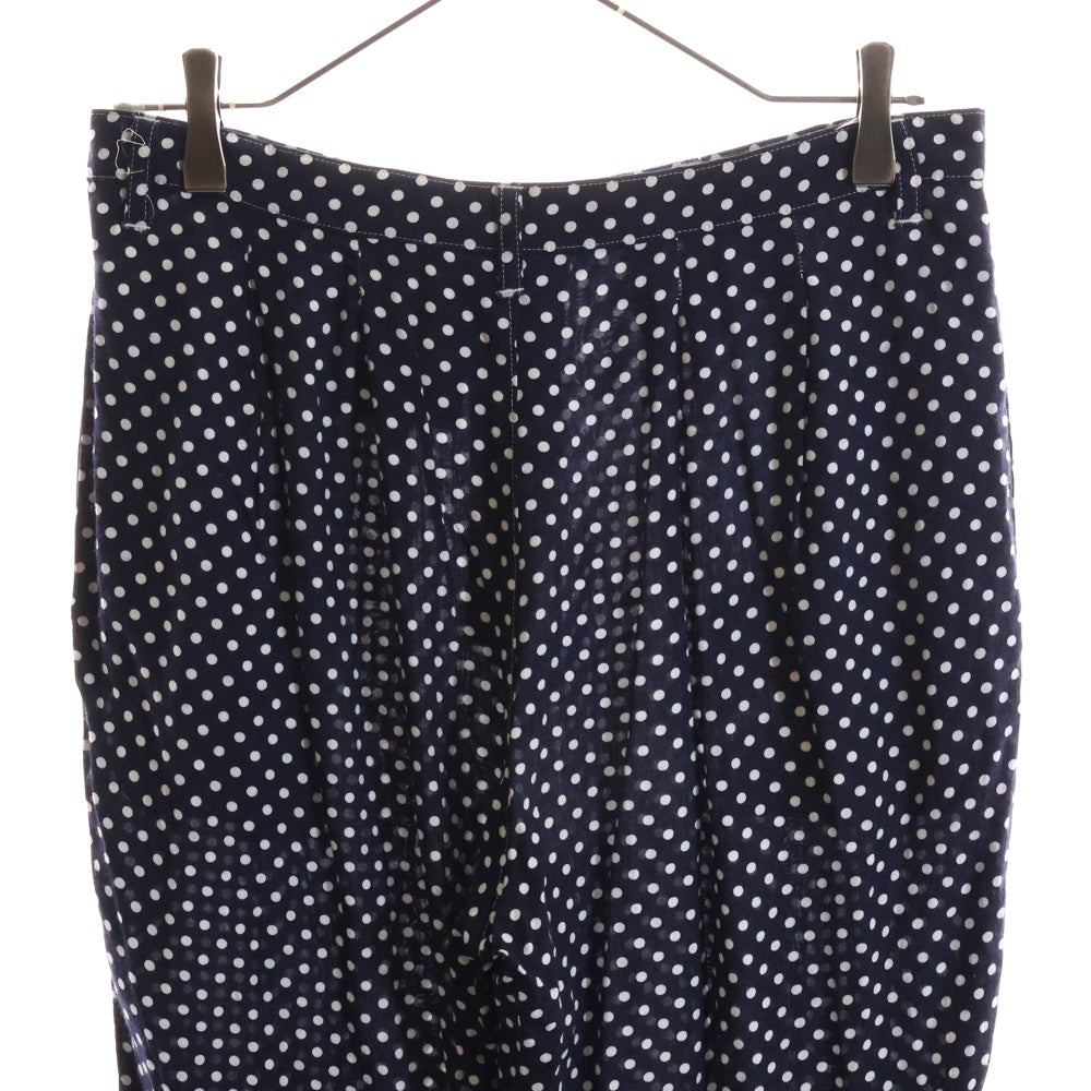 tricot COMME des GARCONS(トリコ コム デ ギャルソン) 11SS レーヨン ドット ピエロパンツ ネイビー レディース TG-P023