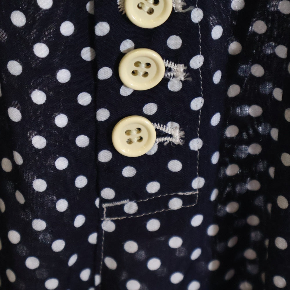 tricot COMME des GARCONS(トリコ コム デ ギャルソン) 11SS レーヨン ドット ピエロパンツ ネイビー レディース TG-P023