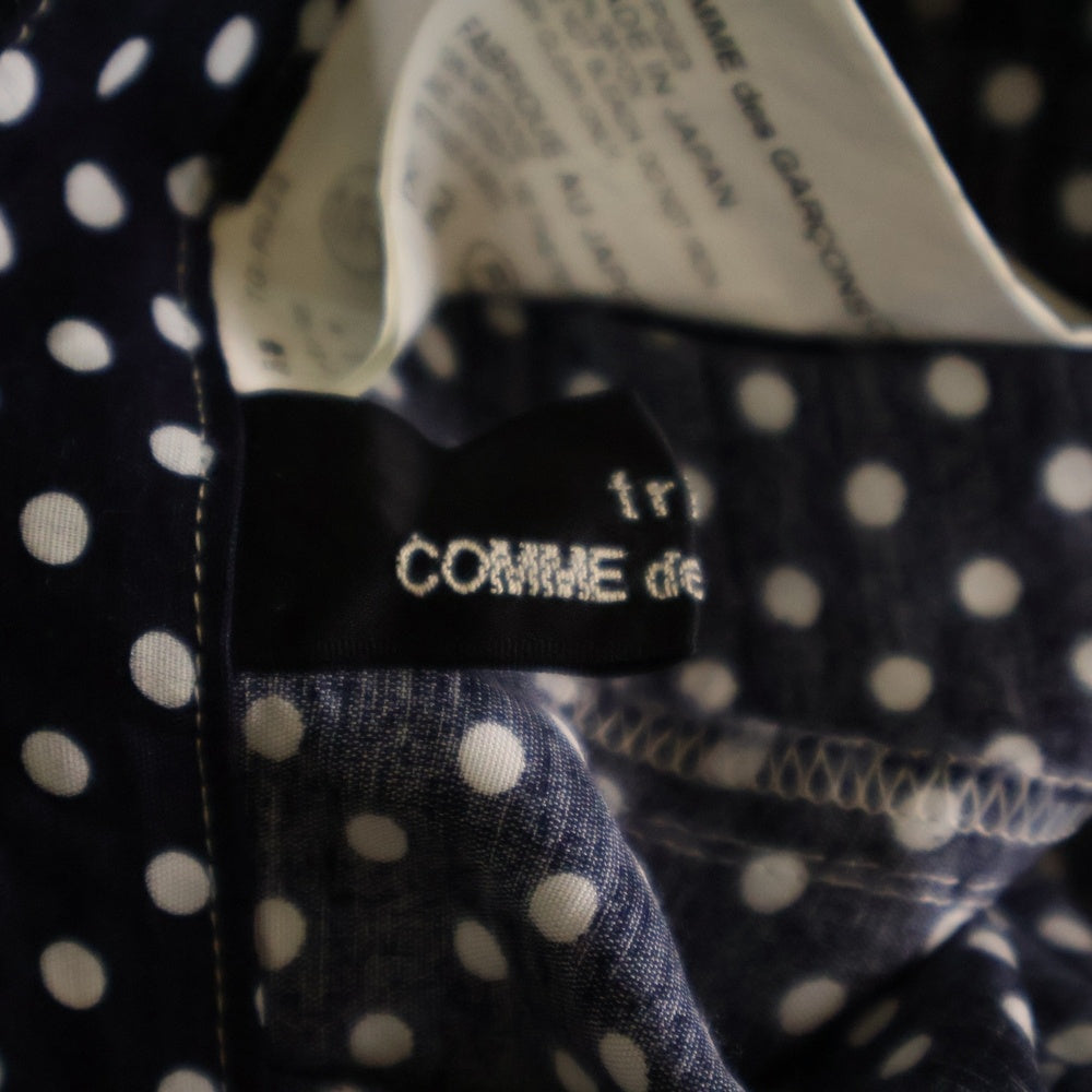 tricot COMME des GARCONS(トリコ コム デ ギャルソン) 11SS レーヨン ドット ピエロパンツ ネイビー レディース TG-P023