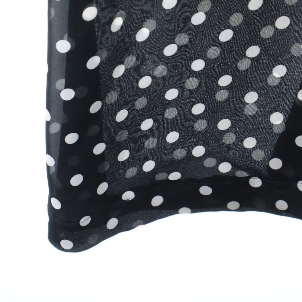 COMME des GARCONS COMME des GARCONS(コムデギャルソンコムデギャルソン) 12SS ドット ラウンドカラーワンピース ブラック レディース RI-O006