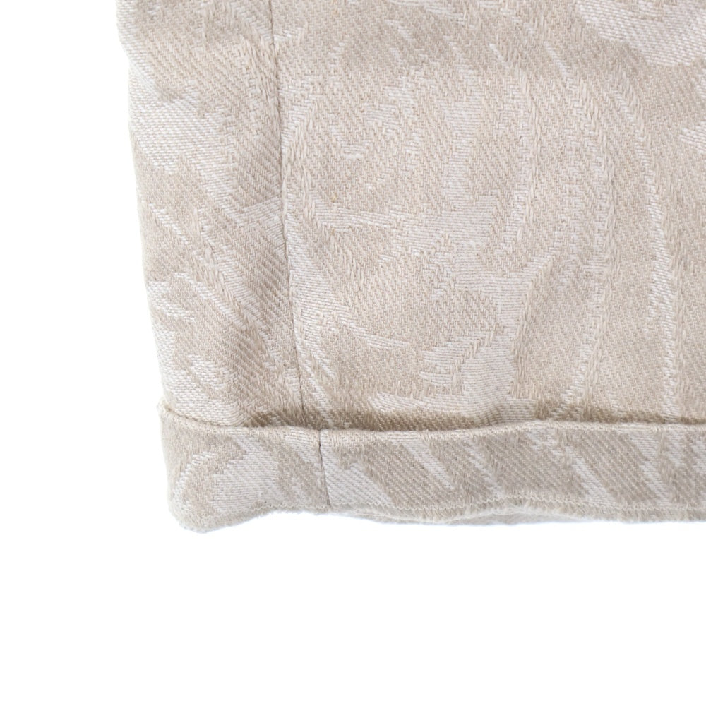 JUNYA WATANABE COMME des GARCONS(ジュンヤワタナベ コムデギャルソン) 19SS ボタニカルジャガードリネンパンツ ベージュ JC-P011