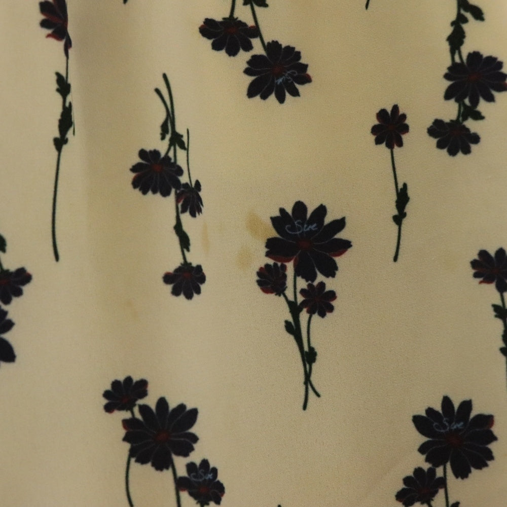 SueUNDERCOVER(スーアンダーカバー) 素材切替 花柄 チェック スラックス パンツ マルチ レディース SUV1504-1