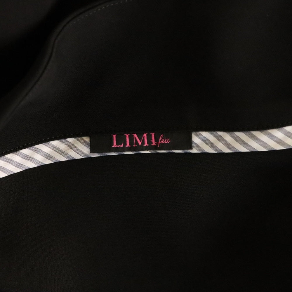 LIMI feu(リミフゥ) ポリエステル ワンピース ブラック レディース LR-D33-905