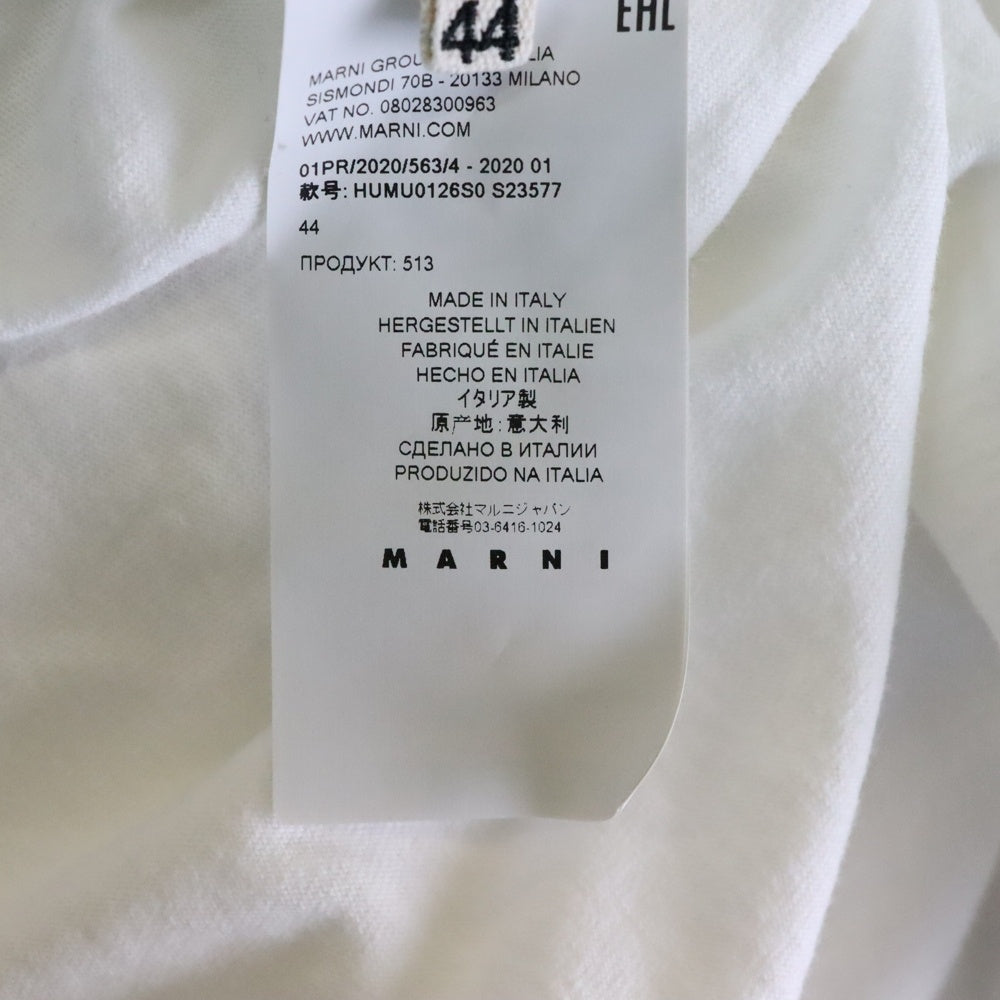 MARNI(マルニ) 20SS タートルネック 長袖Tシャツ カットソー ホワイト HUMU0126S0 S23577