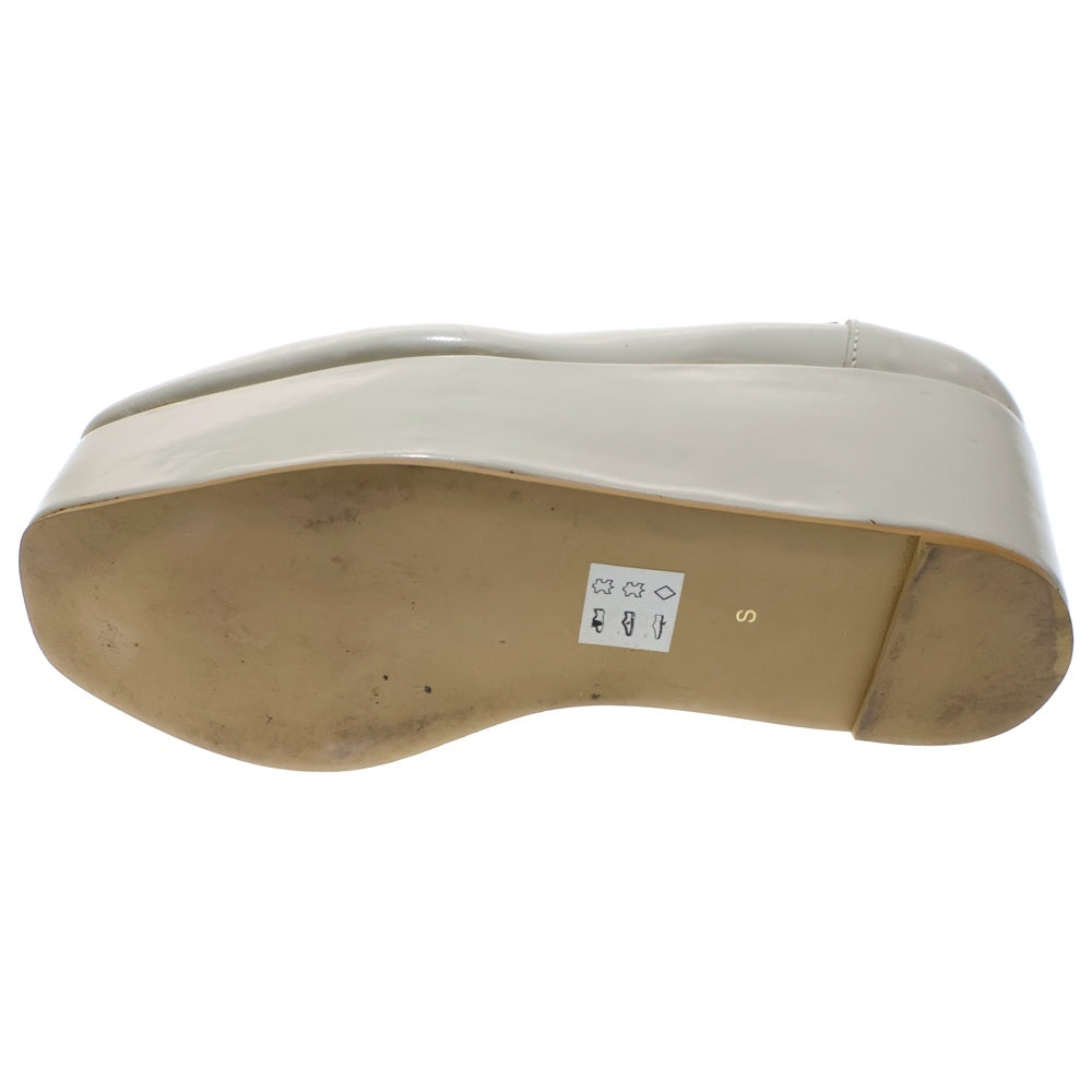 JUNYA WATANABE COMME des GARCONS(ジュンヤワタナベ コムデギャルソン) 厚底パンプス シューズ レディース ホワイト