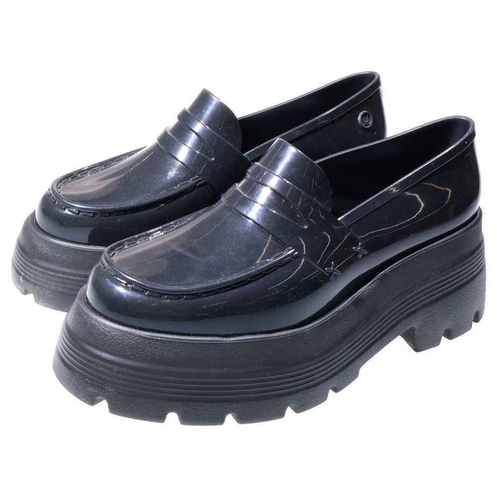 UNDERCOVER(アンダーカバー) ×MELISSA メリッサ ラバー 厚底 ローファー ブラック レディース