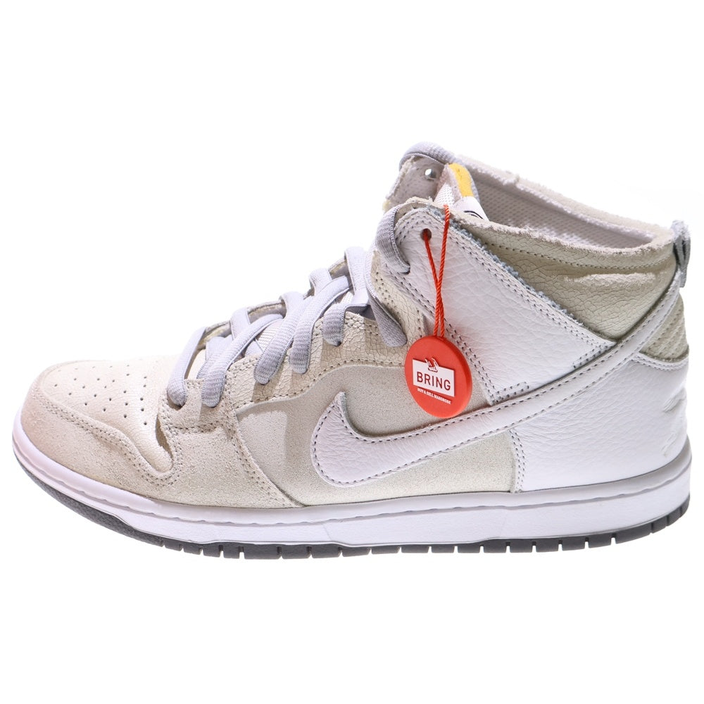 NIKE SB(ナイキエスビー) ×ANTIHERO DUNK HIGH QS WHITE HM5837-100 アンタイヒーロー ダンク ハイカットスニーカー US9.5/27.5cm ホワイト/ベージュ