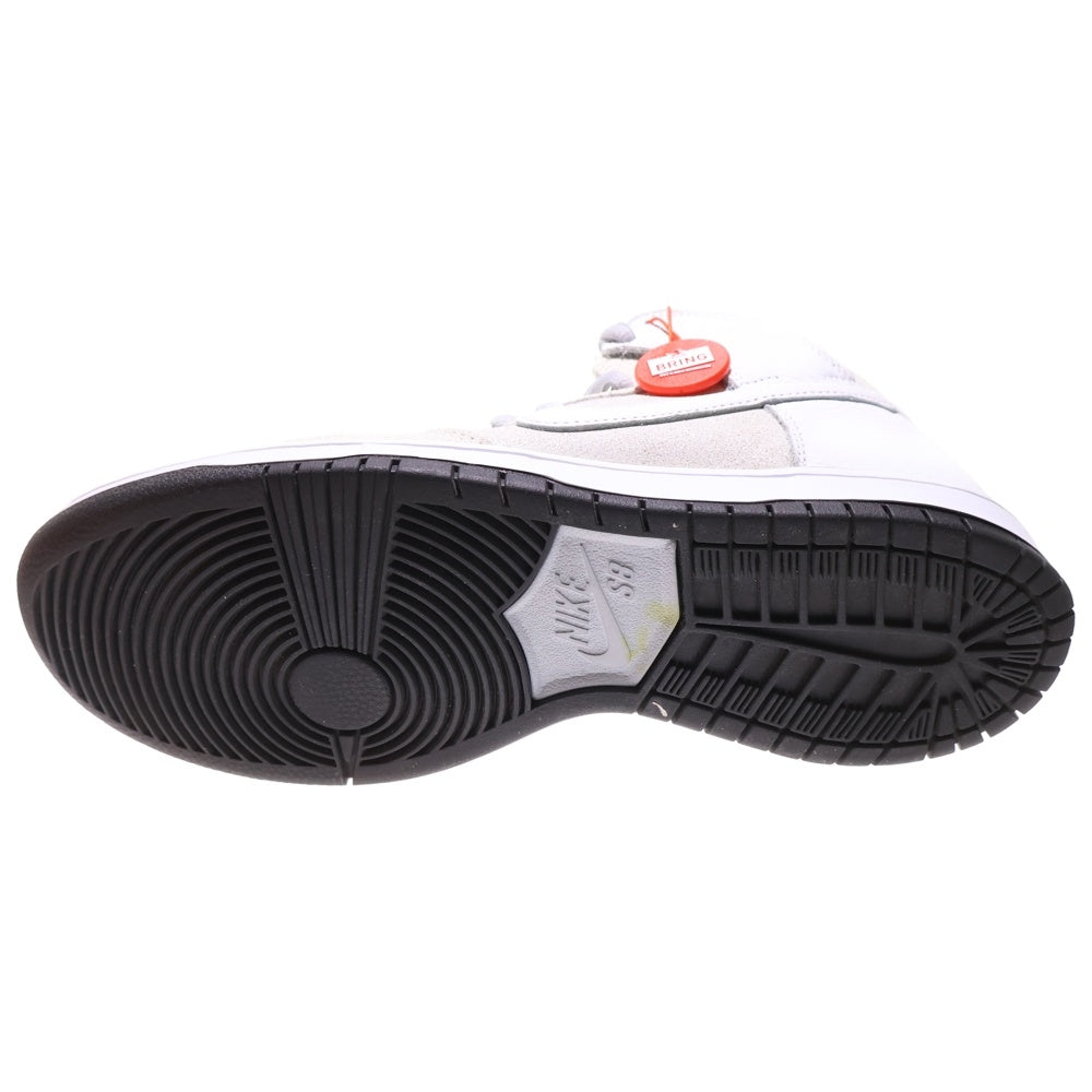 NIKE SB(ナイキエスビー) ×ANTIHERO DUNK HIGH QS WHITE HM5837-100 アンタイヒーロー ダンク ハイカットスニーカー US9.5/27.5cm ホワイト/ベージュ