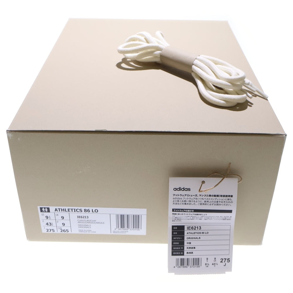 adidas(アディダス) ×FEAR OF GOD ATHLETICS 86 LOW CLAY IE6213 フィアオブゴッド スウェードローカットスニーカー US9.5/27.5cm ベージュ