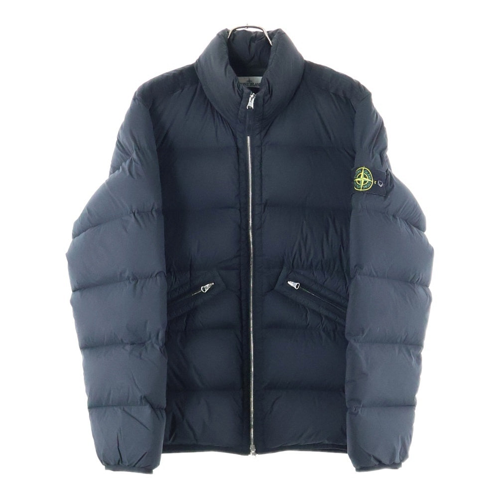 STONE ISLAND(ストーンアイランド) 24AW SEAMLESS TUNN EL NYLON DOWN 811543028 ダウンジャケット スタンドカラー ナイロン ジップアップジャケット ブラック