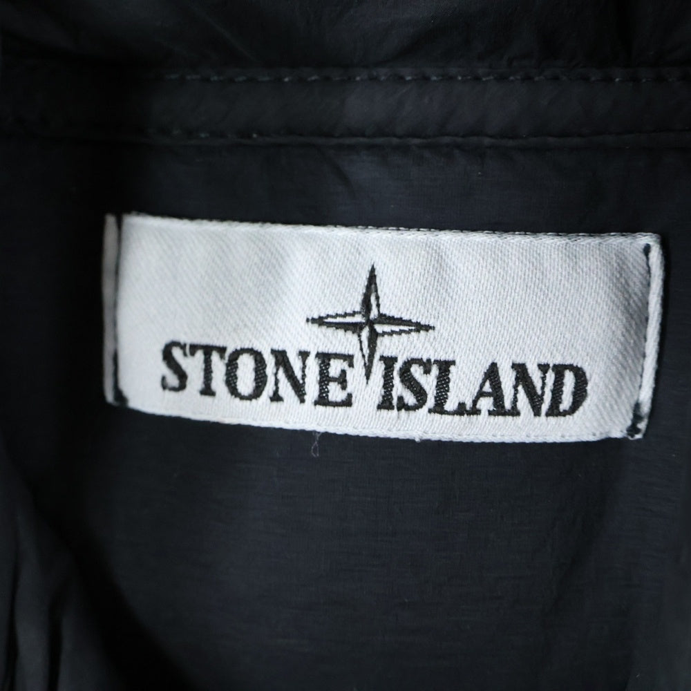 STONE ISLAND(ストーンアイランド) 24AW SEAMLESS TUNN EL NYLON DOWN 811543028 ダウンジャケット スタンドカラー ナイロン ジップアップジャケット ブラック