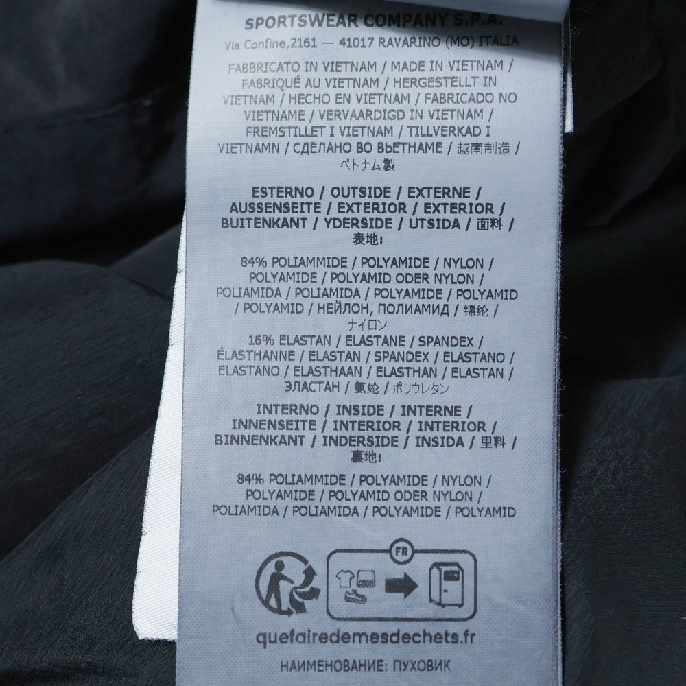 STONE ISLAND(ストーンアイランド) 24AW SEAMLESS TUNN EL NYLON DOWN 811543028 ダウンジャケット スタンドカラー ナイロン ジップアップジャケット ブラック
