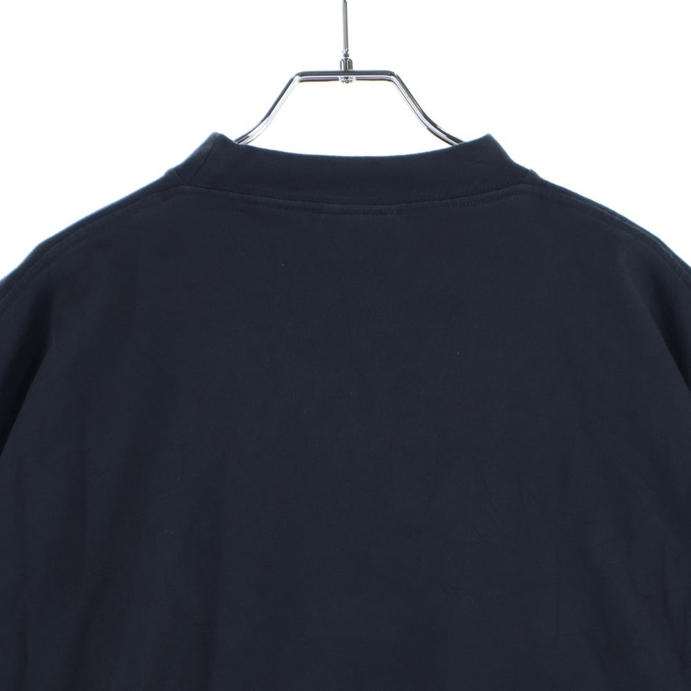 BALENCIAGA(バレンシアガ) ebay ロゴ刺繍 クルーネック 半袖Tシャツ カットソー ブラック 787349 TRVE8