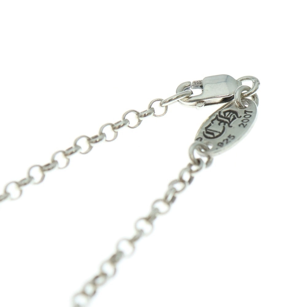 CHROME HEARTS(クロムハーツ) NKLC CHAIN HEARTS 18inch レタープレートチェーンネックレス シルバー