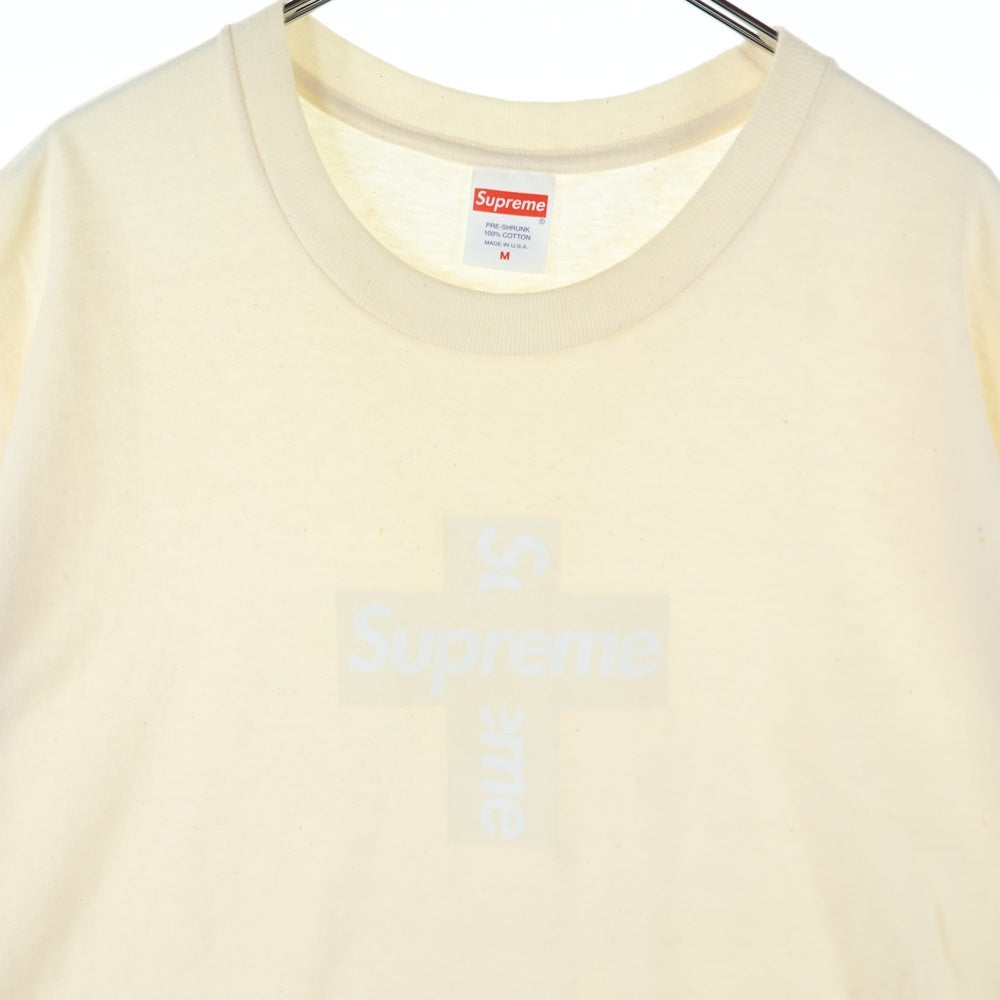 SUPREME(シュプリーム) 20AW Cross Box Logo Tee クロス ボックス ロゴ クルーネック カットソー 半袖Tシャツ ホワイト