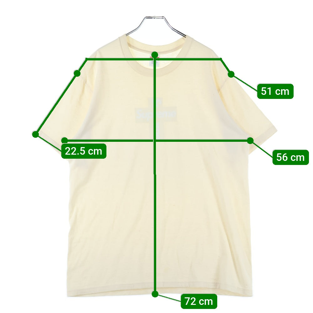 SUPREME(シュプリーム) 20AW Cross Box Logo Tee クロス ボックス ロゴ クルーネック カットソー 半袖Tシャツ ホワイト