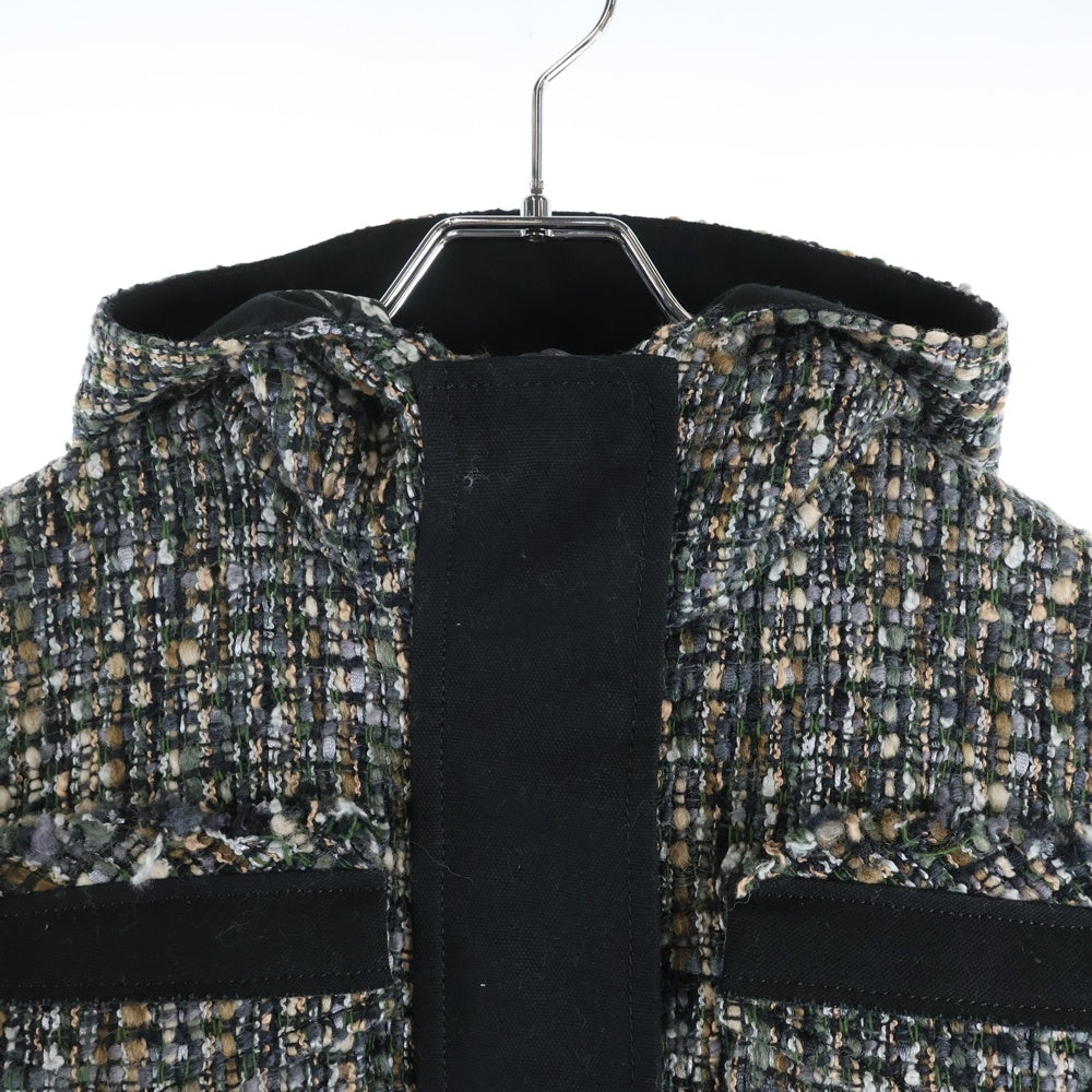 Sacai(サカイ) Tweed Coat 21-05733 ツイード スカート付 コート マルチ レディース
