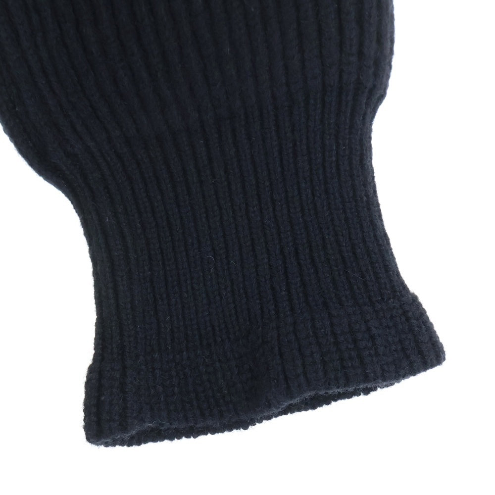 Sacai(サカイ) Wool Knit × Chalk Stripe Dress 22-06327 ニットドッキングストライプドレス ブラック レディース