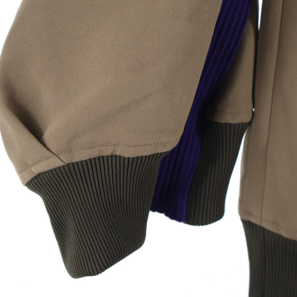 Sacai(サカイ) Technical Jersey Blouson 23-06637 テクニカルジャージ ブルゾン ジャケット ブラウン