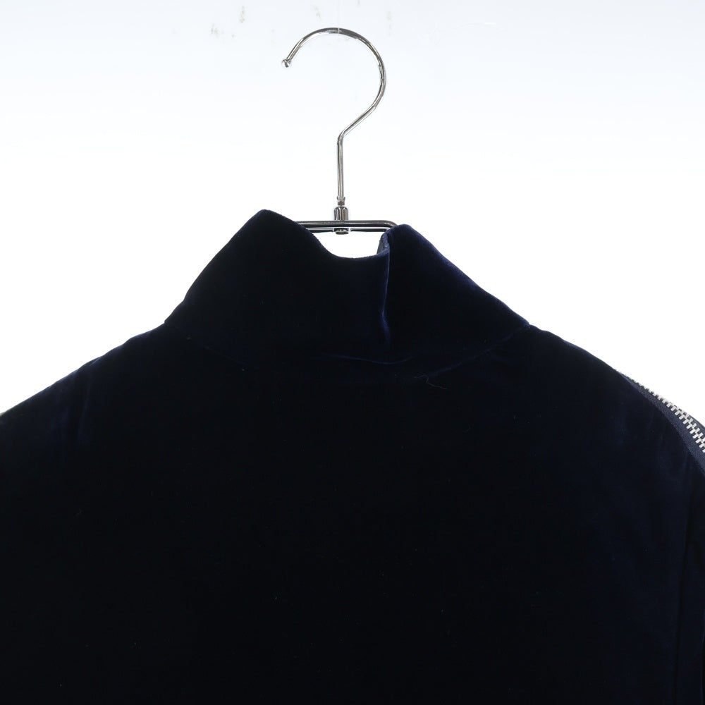 Sacai(サカイ) ベロア 切替 トレンチコート ネイビー/カーキ 13-01880