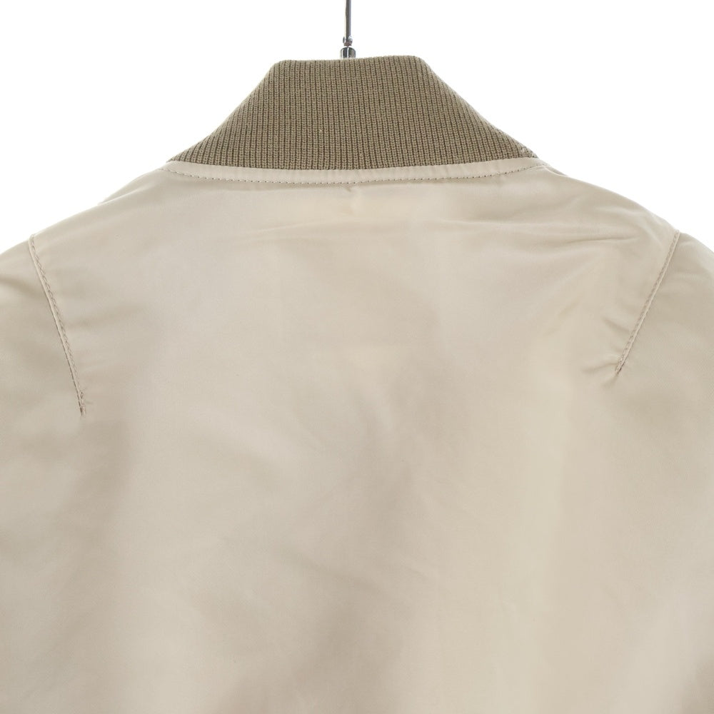 Sacai(サカイ) Nylon Twill Blouson Bomber Jacket 22-06062 ナイロンツイル ボンバージャケット ブルゾン ベージュ レディース
