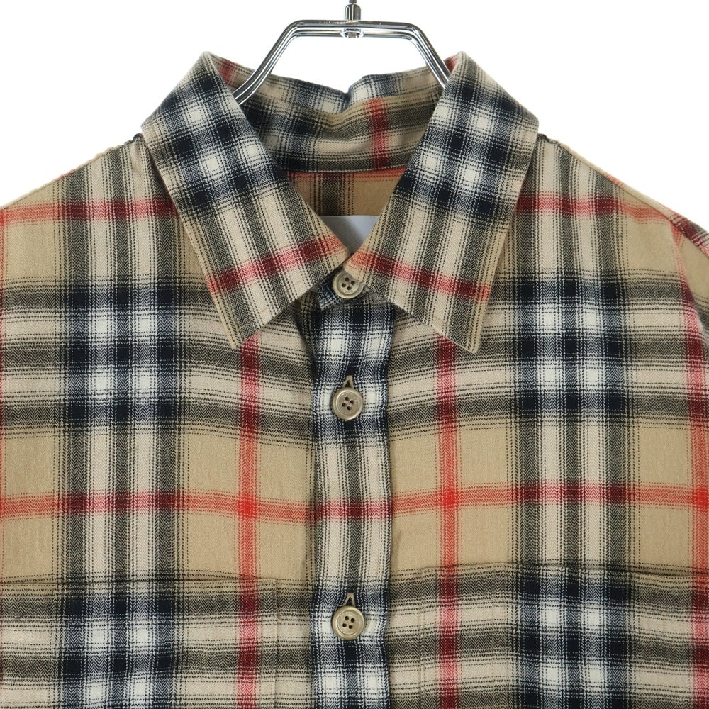 BURBERRY(バーバリー) 21AW ノバチェック 長袖シャツ ベージュ 8036773