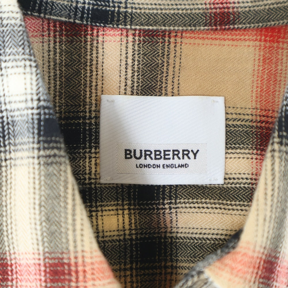 BURBERRY(バーバリー) 21AW ノバチェック 長袖シャツ ベージュ 8036773