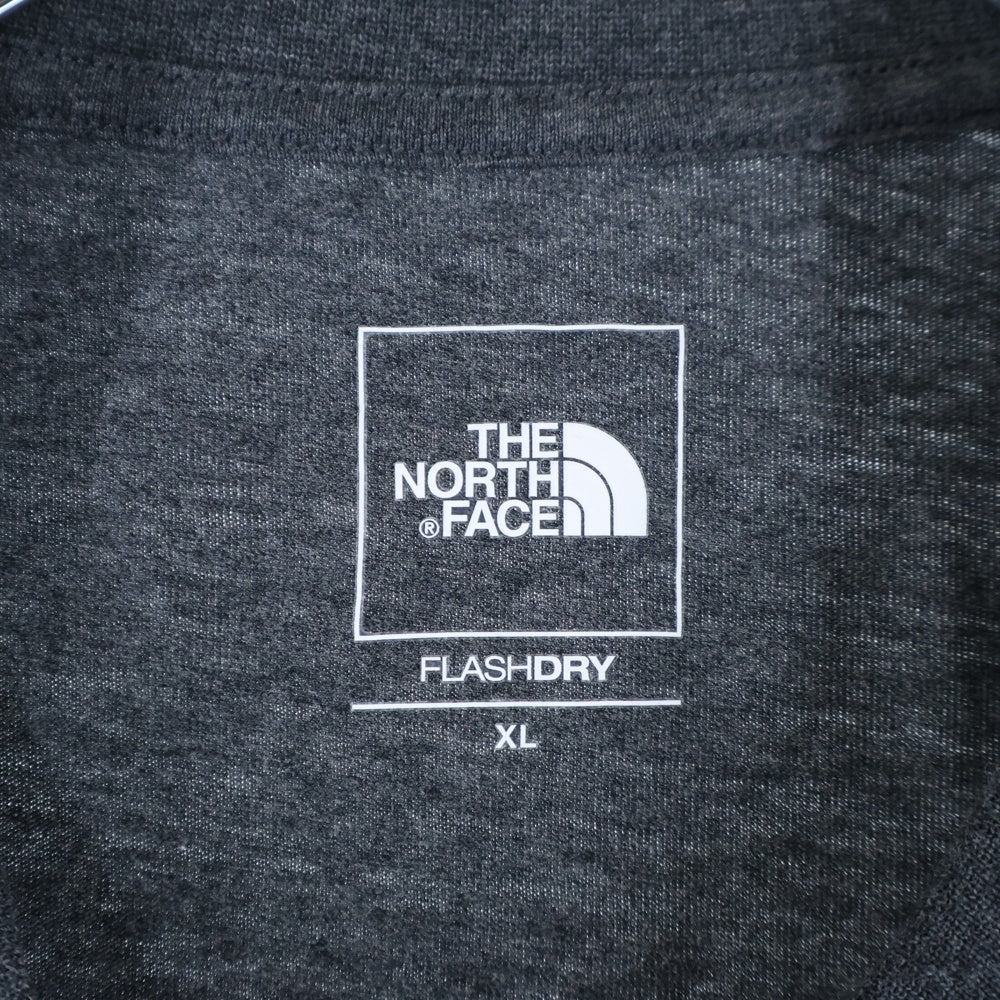 THE NORTH FACE(ザノースフェイス) 25SS フラッシュドライヌプシコットンティー 半袖Tシャツ グレー NT32536