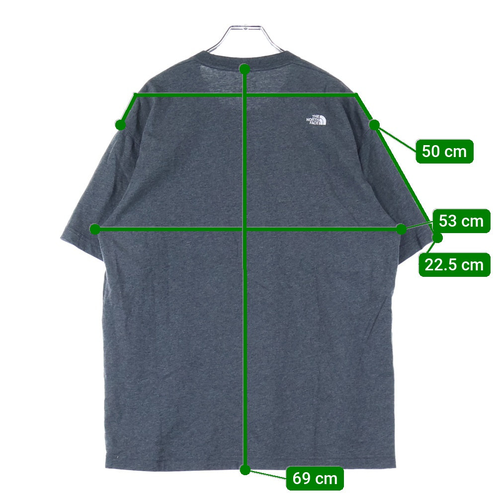 THE NORTH FACE(ザノースフェイス) 25SS フラッシュドライヌプシコットンティー 半袖Tシャツ グレー NT32536