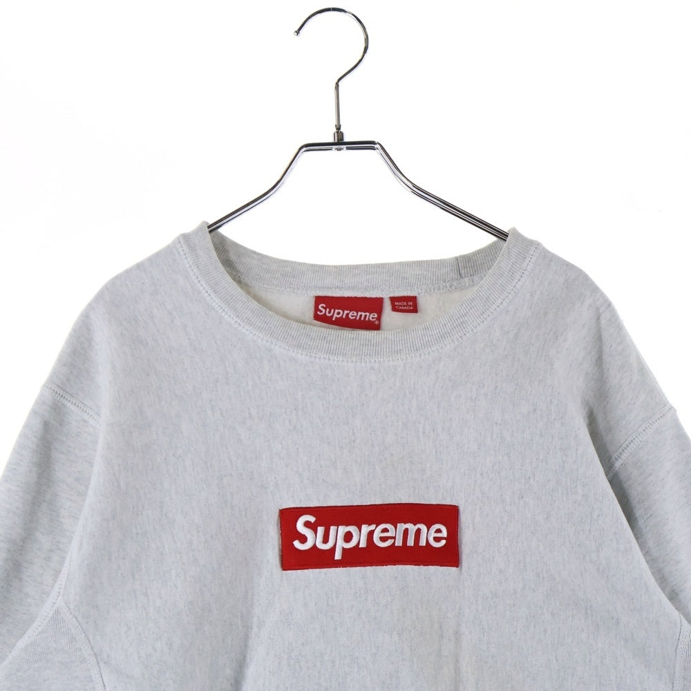 SUPREME(シュプリーム) 22AW Box Logo Crewneck ボックスロゴクルーネックスウェットトレーナー グレー