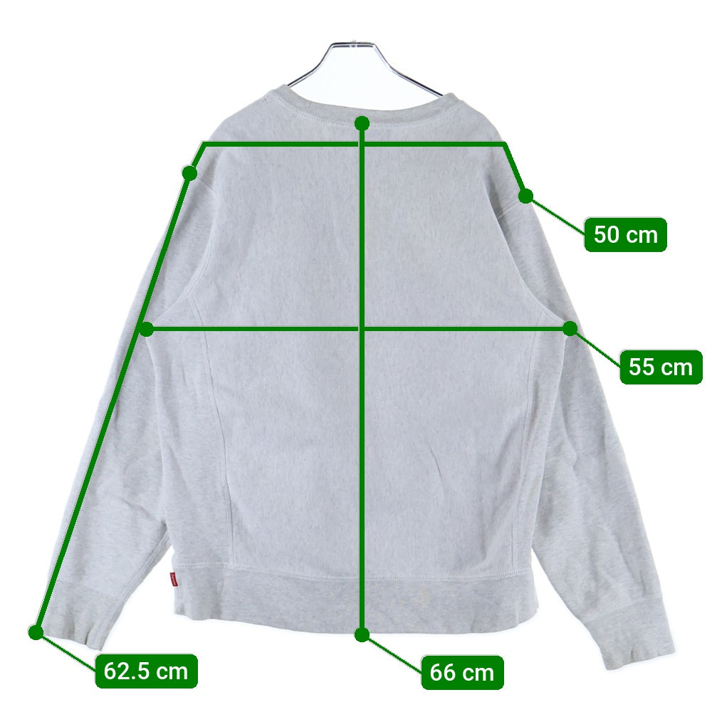 SUPREME(シュプリーム) 22AW Box Logo Crewneck ボックスロゴクルーネックスウェットトレーナー グレー