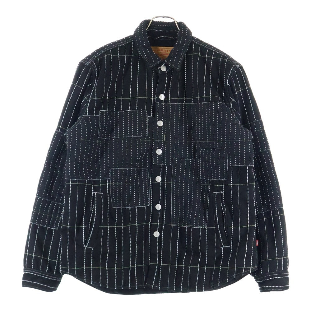 Levi's(リーバイス) ×DENIM TEARS 刺繍入りオーバーサイズ キルティング ジャケット S110812