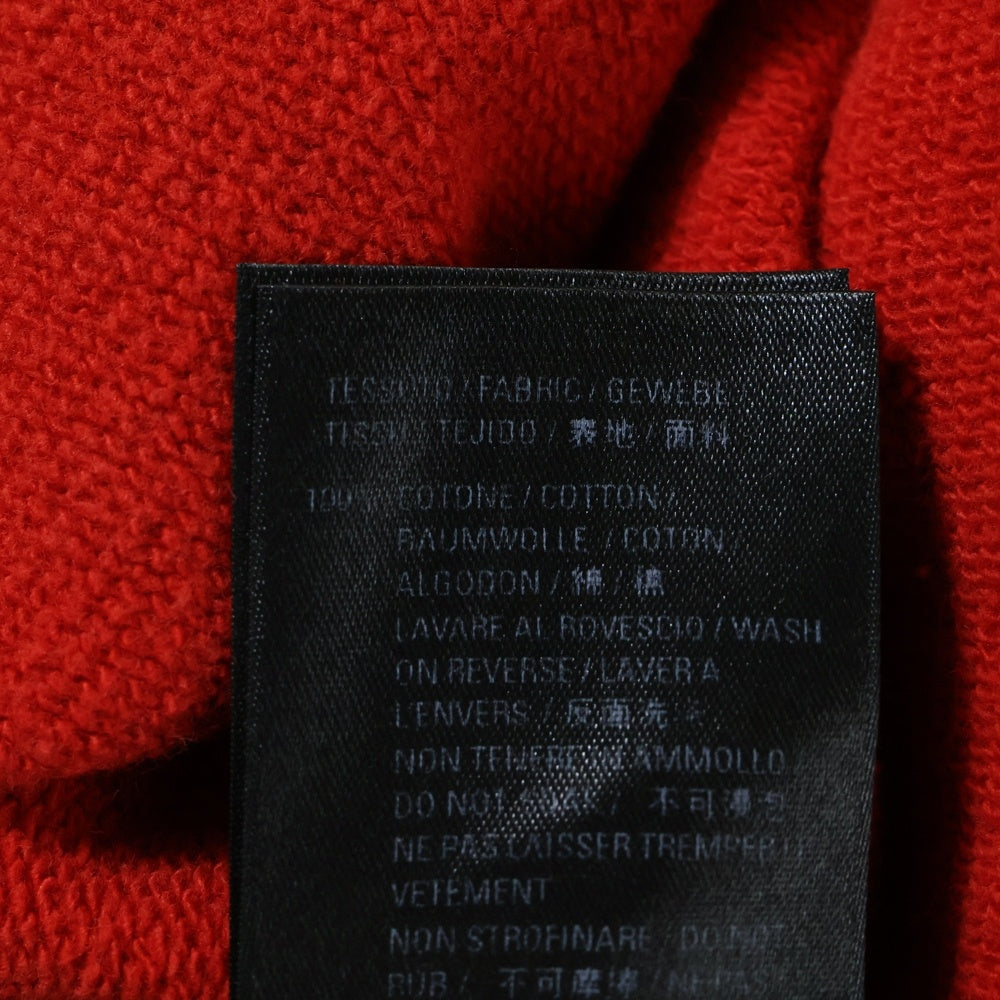 BALENCIAGA(バレンシアガ) TLVJ3 MAISON ワイド フィット プルオーバー パーカー レッド 674986