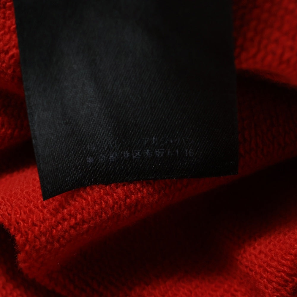 BALENCIAGA(バレンシアガ) TLVJ3 MAISON ワイド フィット プルオーバー パーカー レッド 674986