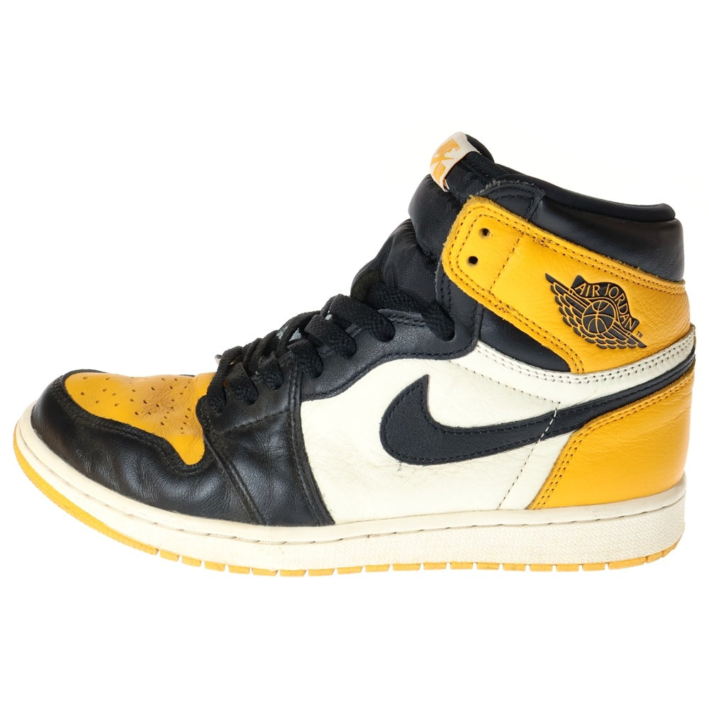 NIKE(ナイキ) AIR JORDAN 1 RETRO HIGH OG TAXI 555088-711 エアジョーダン 1 レトロ タクシー ハイカットスニーカー US9.5/27.5cm イエロー/ブラック